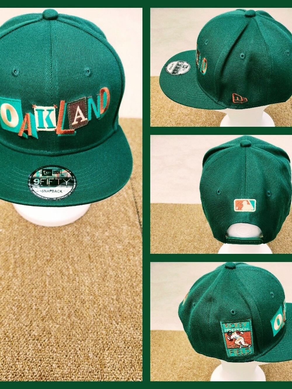 OAKLAND ATHLETICS MLB BASEBALL SNAPBACK HAT.